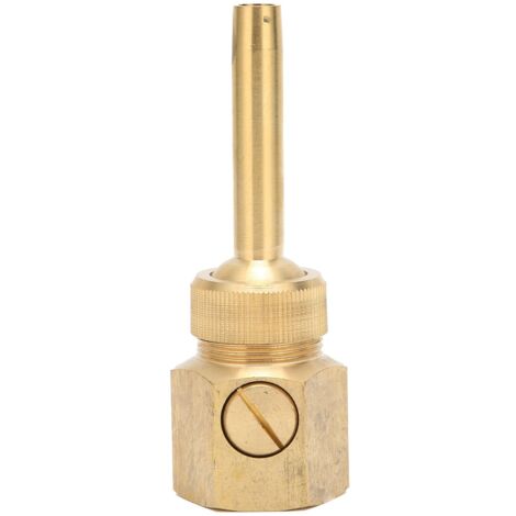 Verstellbare Messing-Springbrunnendüse mit Hahn – DN25 32 mm Innengewinde für Teiche