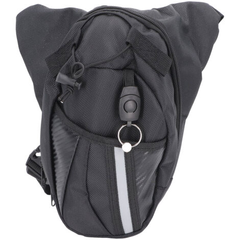 Verstellbare Oberschenkeltasche für Motorrad und Fahrrad, aus Oxford-Gewebe mit Reflektorstreifen, ideal zum Wandern, Reisen und Klettern.