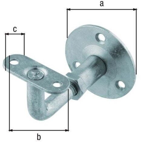 Verstellbare Rampenstütze Durchmesser 60 mm Zink GAH ALBERTS