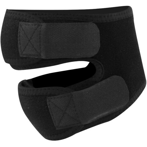 Verstellbare Silikon-Kniebandage bei Sehnenentzündungen – Kniescheibenunterstützung beim Laufen, Fitness und Wandern