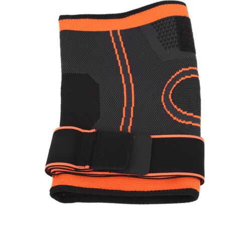 Verstellbare Sport-Kniebandage mit Stützband – Schutz für Indoor- und Outdoor-Aktivitäten, Orange