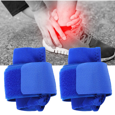 Verstellbare Sport-Knöchelbandage mit elastischem Schutzpolster – 1 Paar