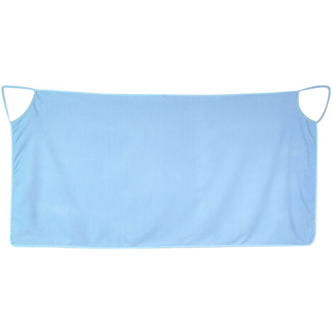 Verstellbare Träger für Strandtuch, Spa-Beutel, Sommerkleid für Damen, blauer Wickelrock