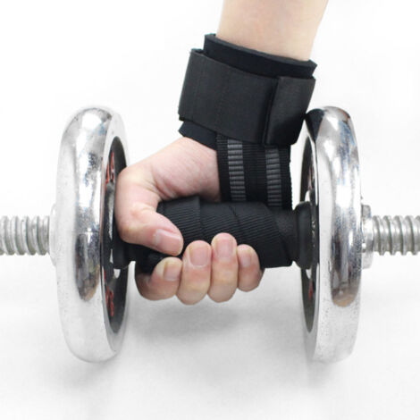 Verstellbare Trainingsgurte mit Handgelenkschutz – Doppelseitiger Griff für Kreuzheben, Klimmzüge und Rudern (190 Zeichen)