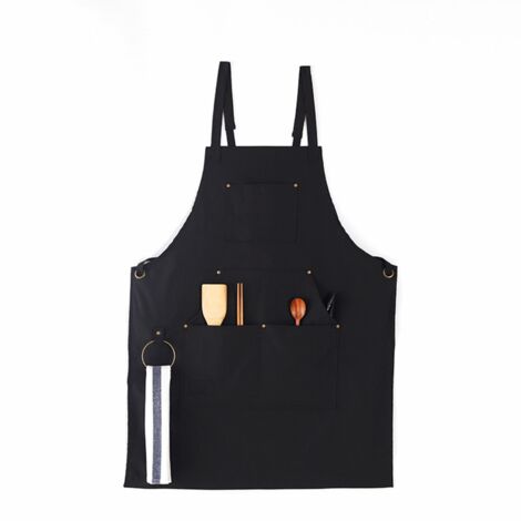 Verstellbare, wasserdichte Küchenschürze mit mehreren Taschen für Grill und Werkzeug