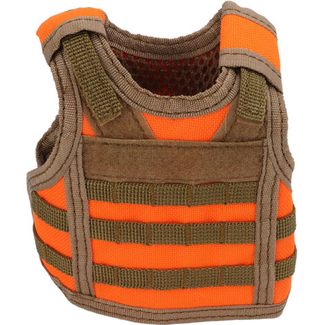 Verstellbare Westenhalterung für Flaschen und Dosen, orangefarben