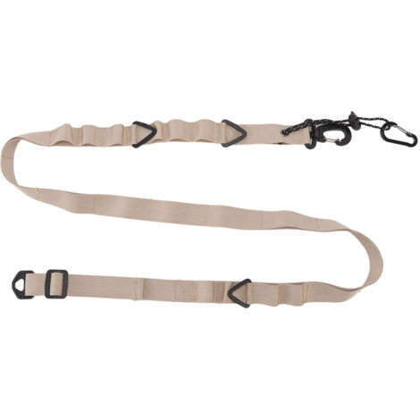 Verstellbarer 24-Loch-Trockengurt aus Canvas für Kleidung, Camping, Outdoor-Aktivitäten und Reisen, khakifarben