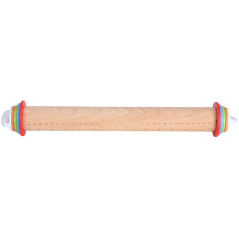 Verstellbarer 43 cm Nudelholz mit Griff und Skala für Bäckerei/Küche
