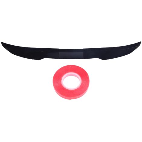 Verstellbarer ABS-Heckspoiler 117-128 cm, glänzend schwarz + schwarz für verbesserte Traktion und Dynamik
