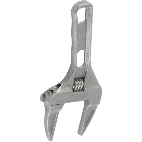 Verstellbarer Aluminium-Badezimmerschlüssel, große Öffnung für die Reparatur von Waschbeckenabflüssen, Sanitärwerkzeug 6–68 mm
