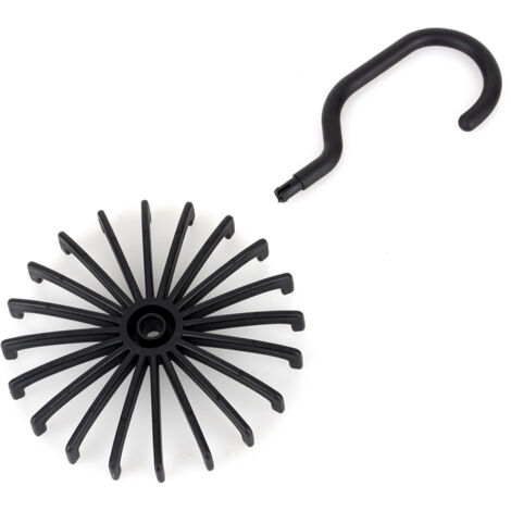 Verstellbarer, drehbarer Krawattenhalter mit 20 Haken für Gürtel und Schals