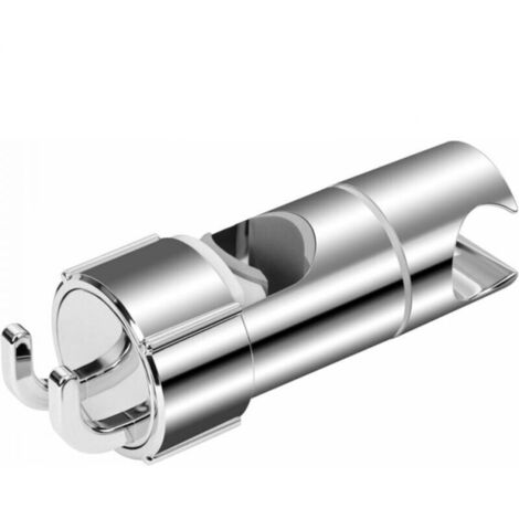 Verstellbarer Duschkopfhalter aus Chrom, 16–27 mm Durchmesser