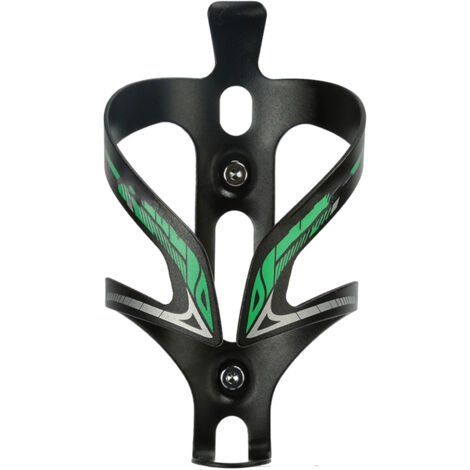 Verstellbarer Flaschenhalter aus Aluminiumlegierung für Mountainbikes und Rennräder, grüne Farbe, ideal für Ausflüge ins Grüne.