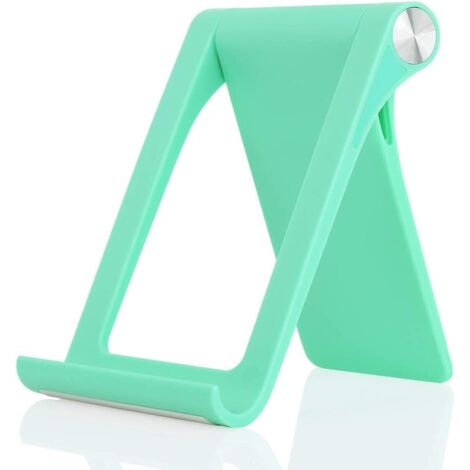 Verstellbarer Handyhalter mit mehreren Winkeln für iPhone 14, 13, 12, 11 Pro Max, XS, XR, 8 Plus, 6, 7, Samsung Galaxy S22, S21, S10, S7 Edge, S6, Android (grün)