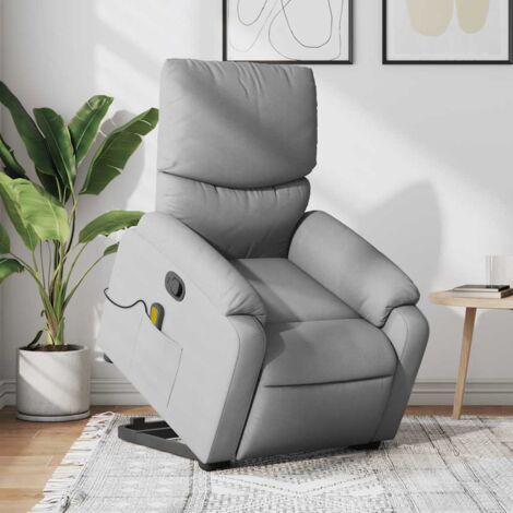 Verstellbarer Massagesessel Grau