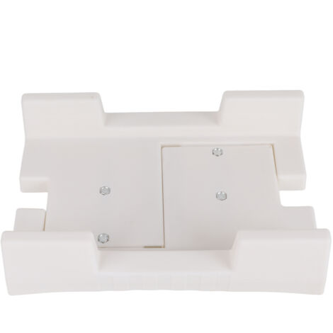 Verstellbarer PC-Ständer mit Bremsen – ABS – Schwarz – 31 x 18 x 6,5 cm – 4 Rollen inklusive