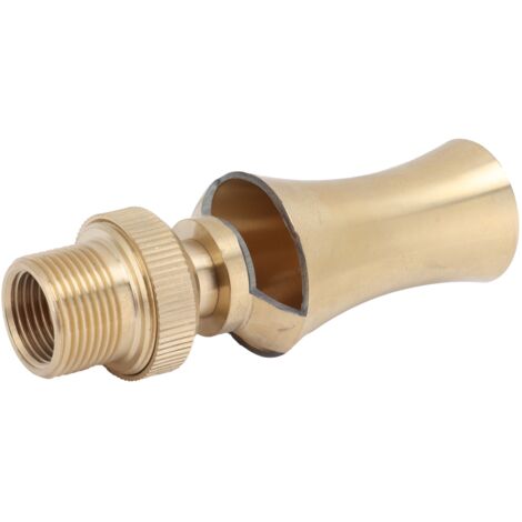 Verstellbarer Sprinklerkopf für Springbrunnen, G1/2 Innengewinde und G3/4 Außengewinde, 25 mm