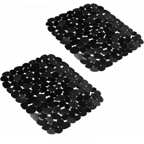 Verstellbarer umweltfreundlicher PVC-Spülbeckenmatte-Set, 2 Stück (40 x 30 cm)