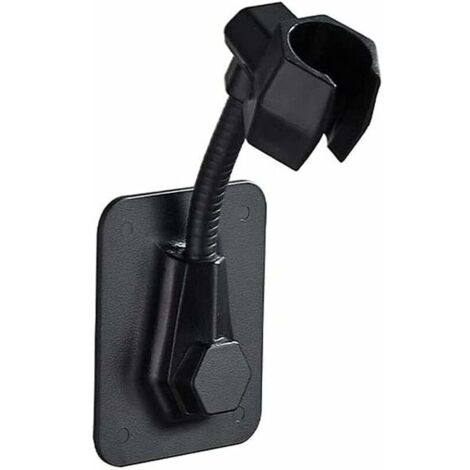 Verstellbarer Universal-Duschhalter, Wand-Duschhalter, drehbarer Duschhalter, Handbrausehalter, drehbarer Handbrausehalter, für Badezimmer (schwarz)