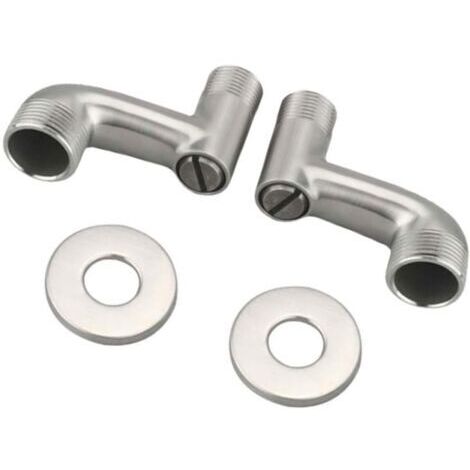 Verstellbarer Winkel-Duschschlauchanschluss – Gebogene Armaturen – Gebogener Fußwinkel – Armaturenadapter
