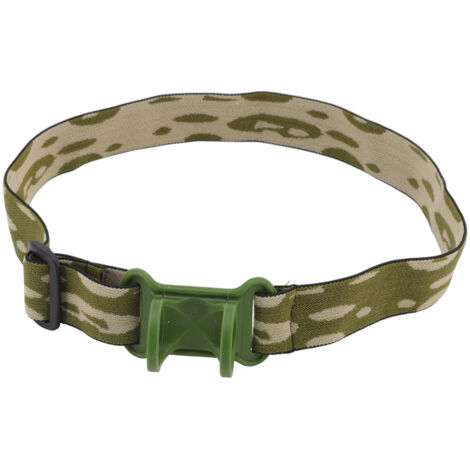 Verstellbares elastisches Stirnband für Stirnlampen, kompatibel mit 22–32-mm-Lampen – ideal für Outdoor-Aktivitäten und Radfahren