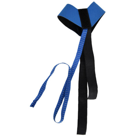 Verstellbares Erdungsarmband für den Knöchel, blau und schwarz, antistatisch