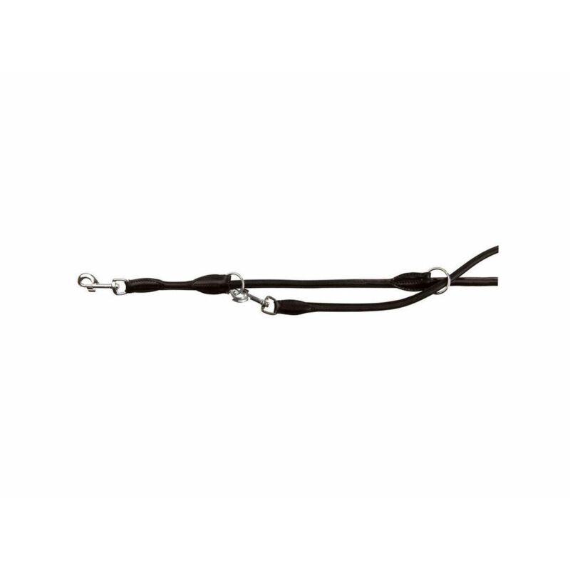 Trixie Active Hundeleine Leder Schwarz 2 Meter