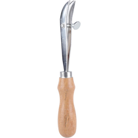 Verstellbares Ledernähwerkzeug mit Holzgriff für DIY-Lederarbeiten