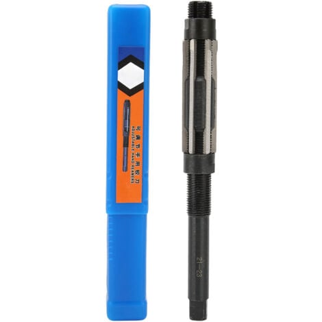 MINKUROW Verstellbares Reibahle Handspannwerkzeug 6 Nuten 64 mm Länge 9SiCr 21-23 mm Einstellbereich