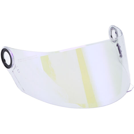 Verstellbares, rotes, transparentes Anti-UV-Motorradhelmvisier für FF358 FF396