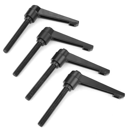 Verstellgriffe aus Metall mit M10-Außengewinde (Länge 80 mm) für Industrieanlagen