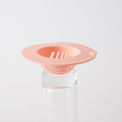 Verstopfungsfreier Geschirrspülfilter aus Netzgewebe für Gemüsebeutel – Rosa – 1 Stück
