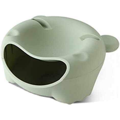 Vert ， Bureau Poubelle Ménage Chambre Salon Bureau Mini Plastique Cadeau Plateau De Fruits Table Lit Paresseux Poubelle Poubelle Poubelle