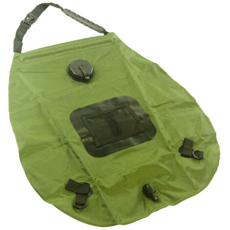 SERBIA vert Camping Douche, Sac Douche Solaire Camping, Sac Douche Camping, Douches Randonnée Voyage, avec Commutable Tête De Douche Chauffe Eau Solaire pour Les Voyages De Randonnée Et De Plage