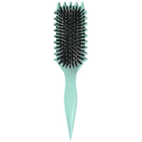 CSPARKV (Vert clair)Bounce Curl Brush, Bounce Curl Defining Brush, Brosse à cheveux en poils de sanglier