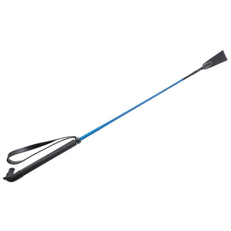 Vert - Cravache en nylon avec manche en forme de tête de cheval longueur 65 cm