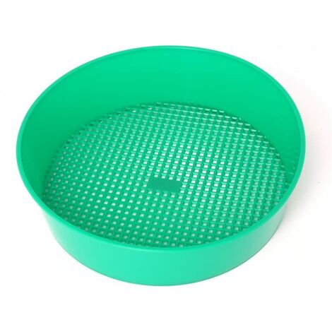 Vert en Plastique de Tamis de Jardin d'énigme pour l'outil de Jardinage de Maille de Pierre de Sol de Composy,Superma,1 pièce,vert