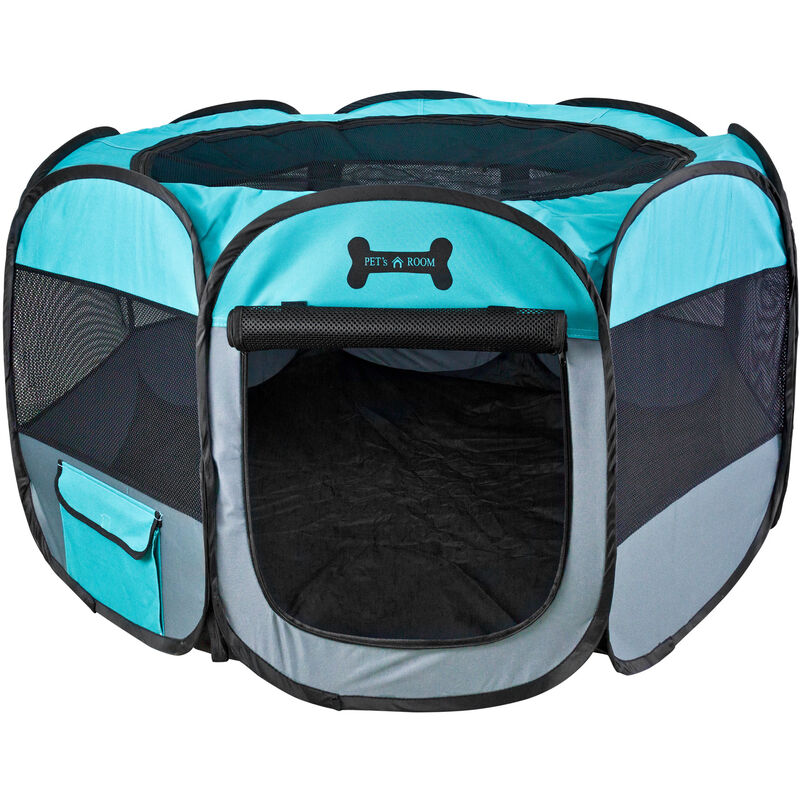 Petigi - Vert Parc á chien xl 115 cm Chat Lapin Pliable Animales Mascotas Enclos In/extérieur