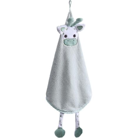 (vert) Serviette  Vaisselle Rutilisable Et Facile  Nettoyer Serviette Absorbante Serviette Anti-poussire Cuisine Salle De Bain