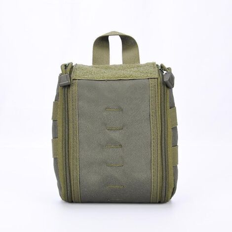 vert-trousse De Secours  Kit De Survie Poche Molle Sacoche Tactique Pochette Emt Pour Randonne Voyage Camping
