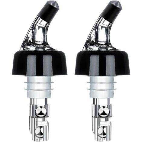 Vertedor de vino, paquete de 2 dispensadores de botellas de 30 ml, herramienta para cócteles cuantitativos, 9,2 x 3,7 x 3,7 cm para coctelería, bebidas, exteriores, vacaciones, bares, restaurantes, pi