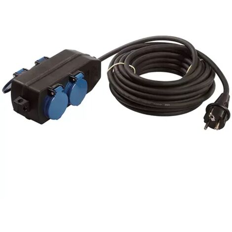 Verteilersteckdose 4xSchuko 10m