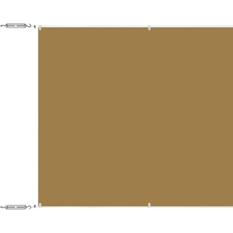 Vertical Awning Beige 60x600 cm Oxford Fabric vidaXL