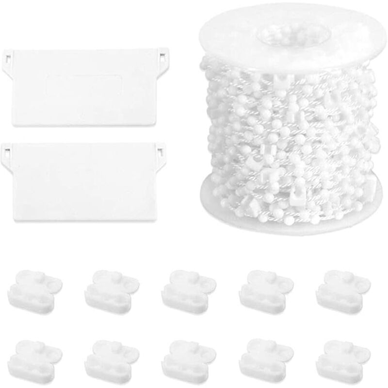 Vertical Blind Repair Kit, Vertical Blind Accessories, Low Weight Chain Connectors Replacement Kit for 127mm Slats