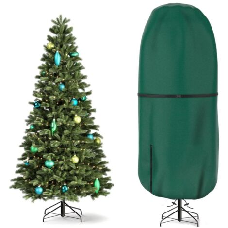 Vertikale Weihnachtsbaumhülle, reißfest und verstellbar, 25 x 108 Zoll, wasserdicht und staubdicht.