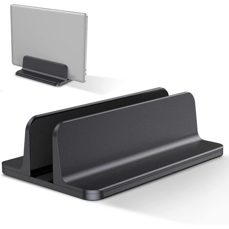 Vertikaler Laptopständer, verstellbarer Laptop-Tischständer aus Aluminium für MacBook Pro/Air, iPad, Surface, HP, Lenovo