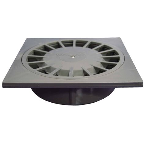 Vertikaler PVC-Siphonablauf T-88, 150 x 150 x 56,5 mm/ø75 - 50 mm