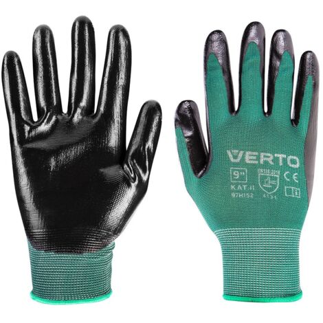 Verto Nitril-Gartenhandschuhe Größe 9 – Schutz und Präzision