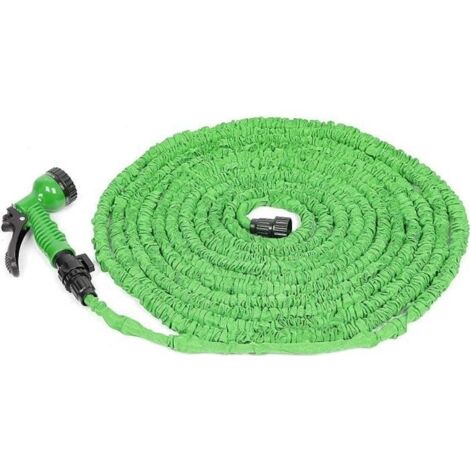 (vert)Tuyau d'Arrosage Extensible - XIANGMM - 15m - 7 Modes - Vert