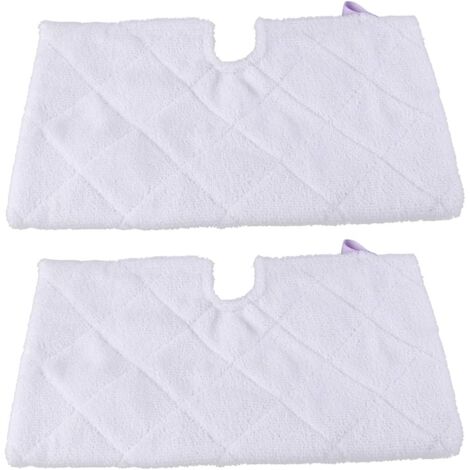 Verwendet für Shark S3901, Ersatz-Mikrofaser-Dampfmopp-Pad, Reinigungszubehör S3550, S3501, S3601, S3901, Weiß/2X Dampf-Pads